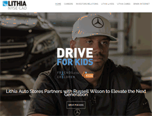Tablet Screenshot of lithiamotors.com